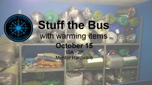 Stuff the Bus at Mentor Hardware