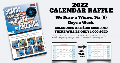 2022 Calendar Raffle