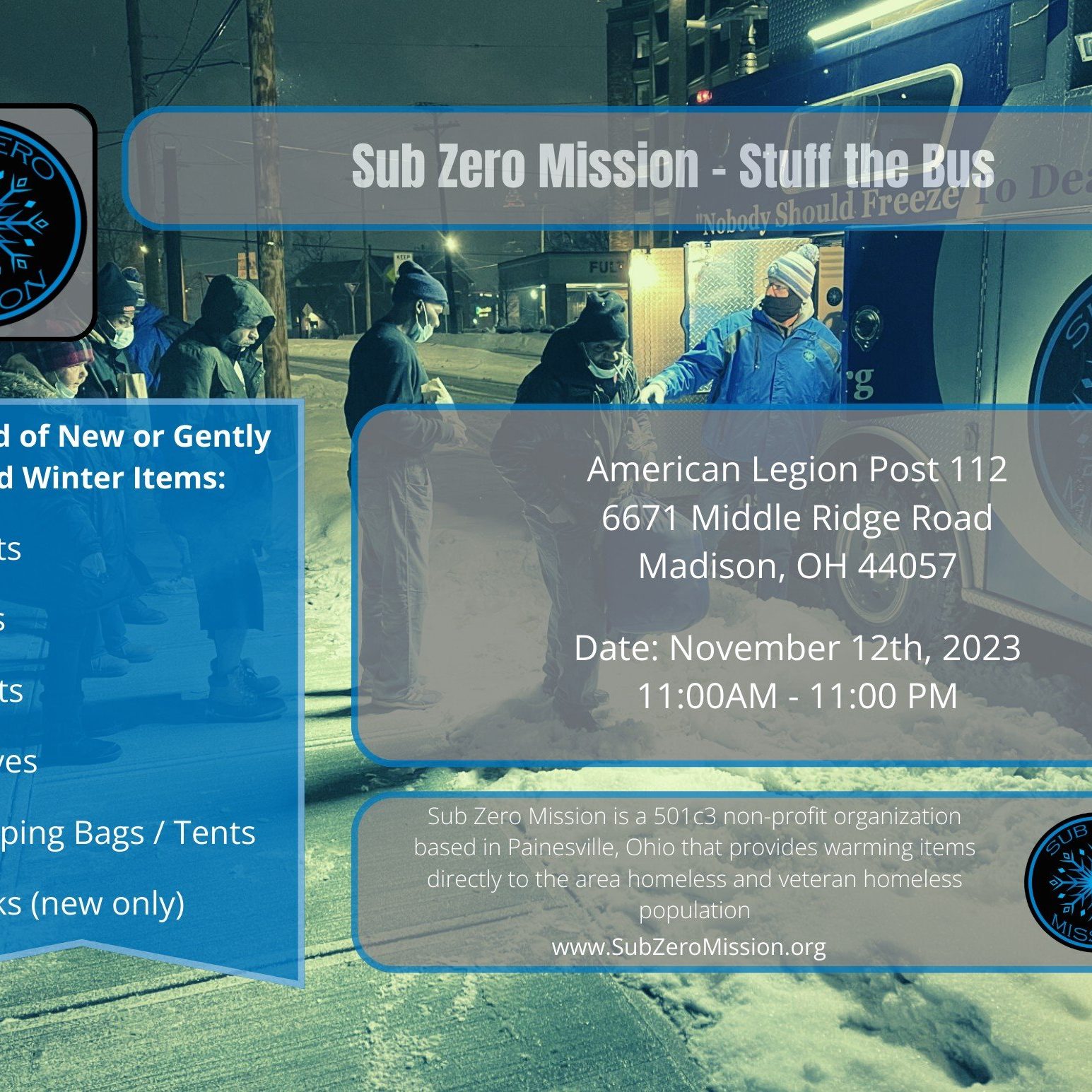 American Legion Stuff The Bus