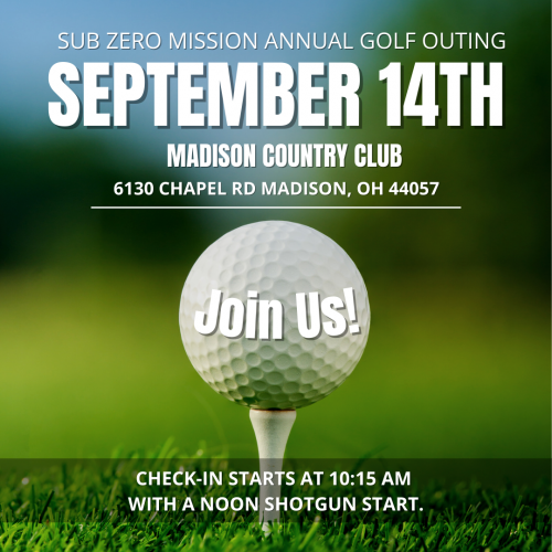 Sub Zero Mission Annual Golf Outing