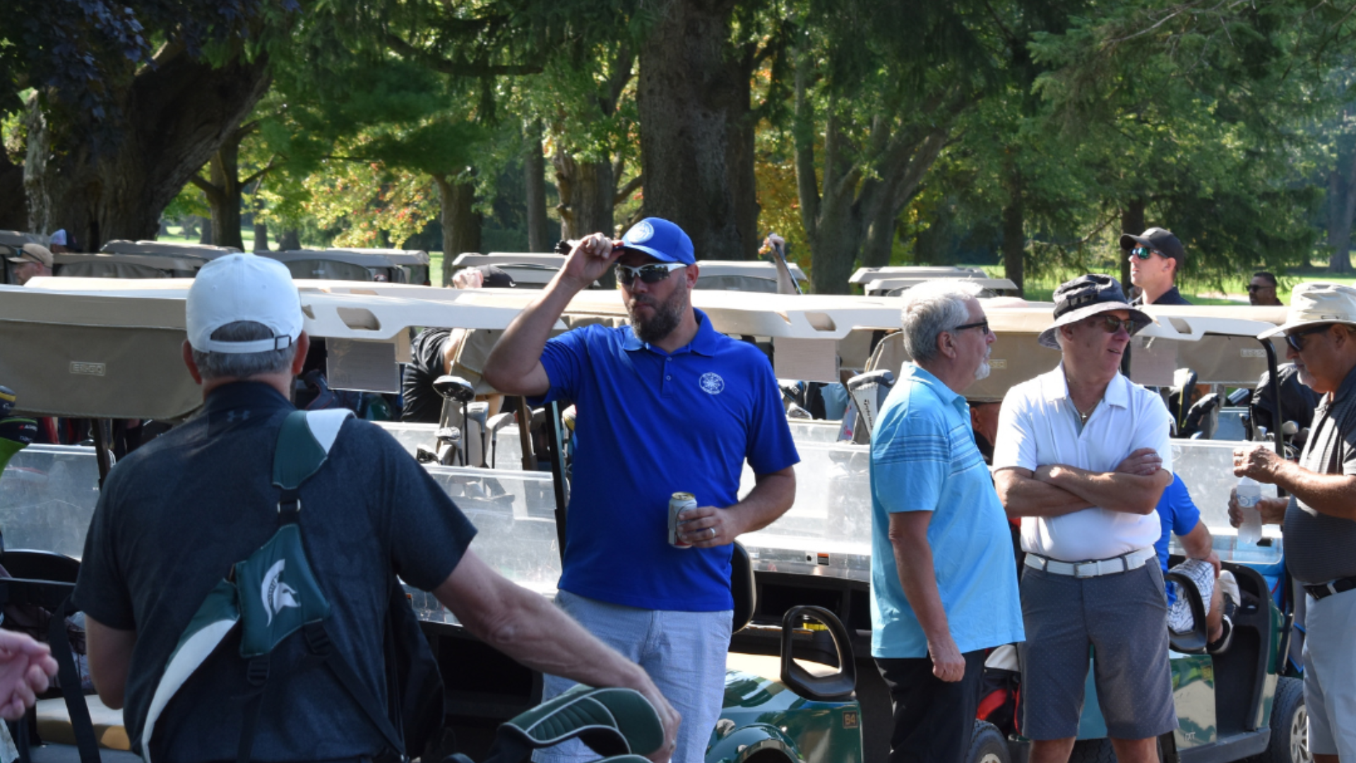 Supporters at the Annual Golfing Event