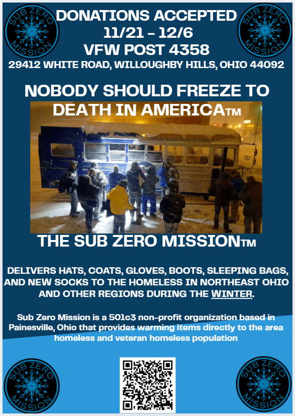 VFW Post 4358 Collection Event