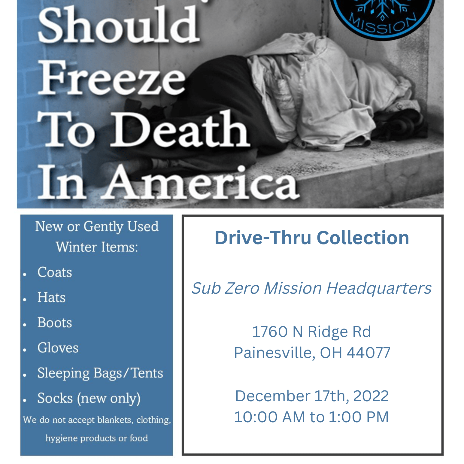 SubZero HQ Drive Thru Collection